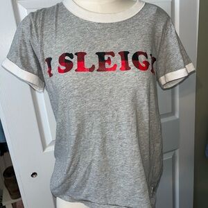 Pink Victoria’s Secret I sleigh x mas top
